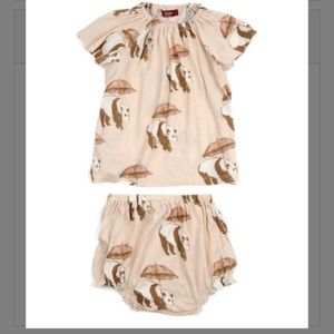 Milk Barn Pink Panda Dress